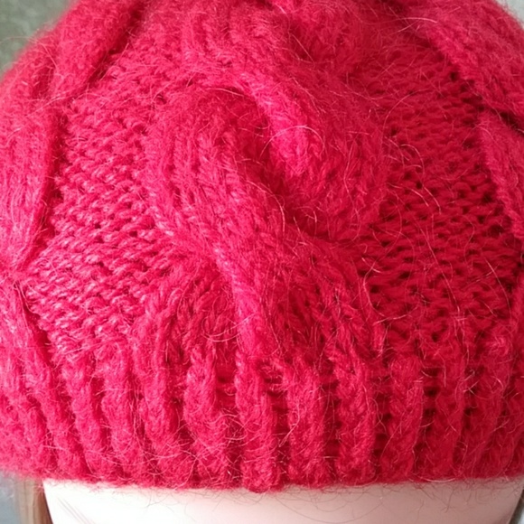 Beanie Hat Wool Blend Cable knit Handmade NEW - Picture 6 of 6